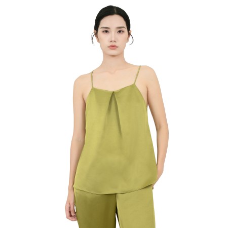 Green Acetate Camisole Top