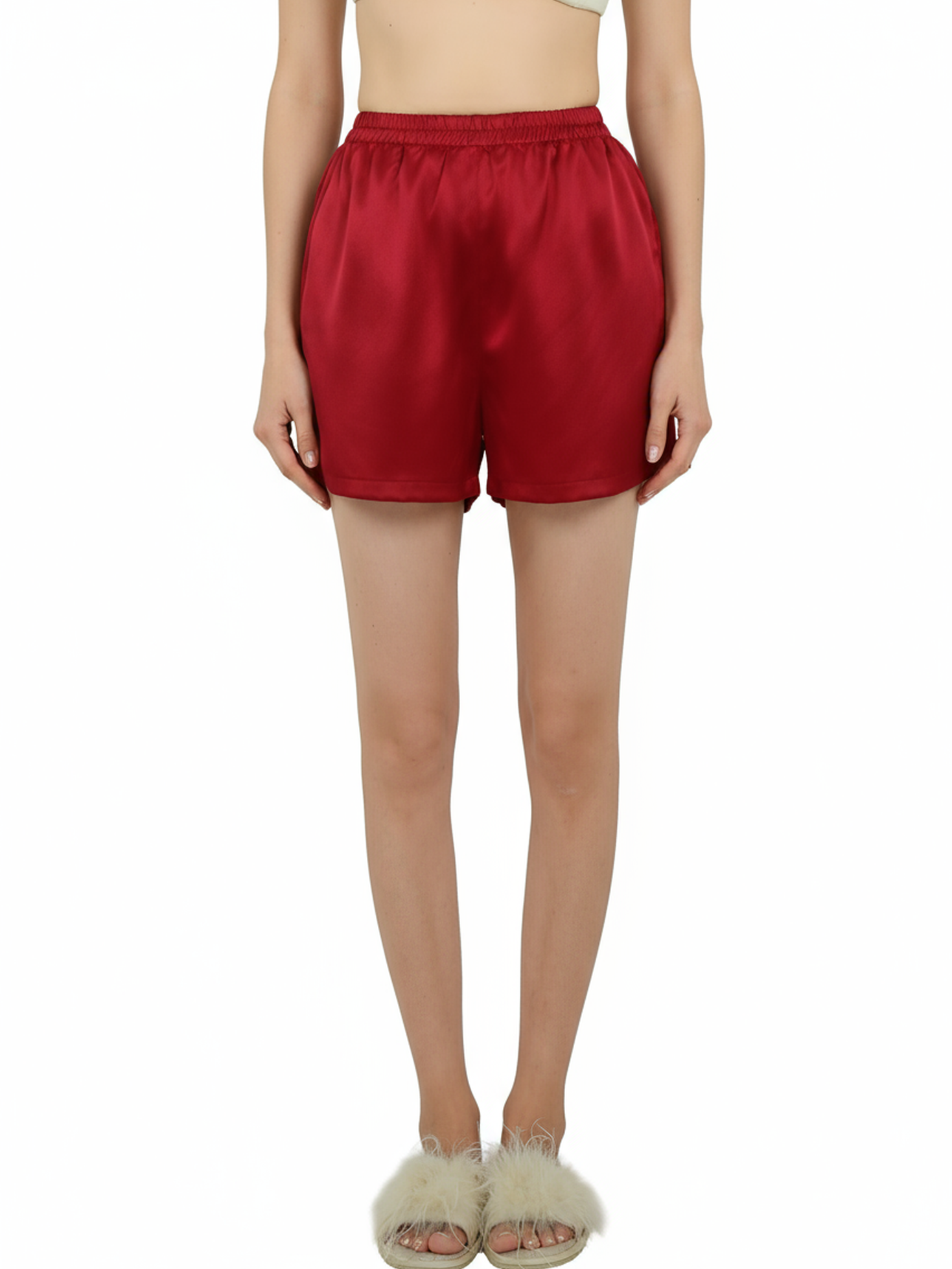 Pure Silk Shorts For Women 22mm 100% Mulberry Silk - Image 2
