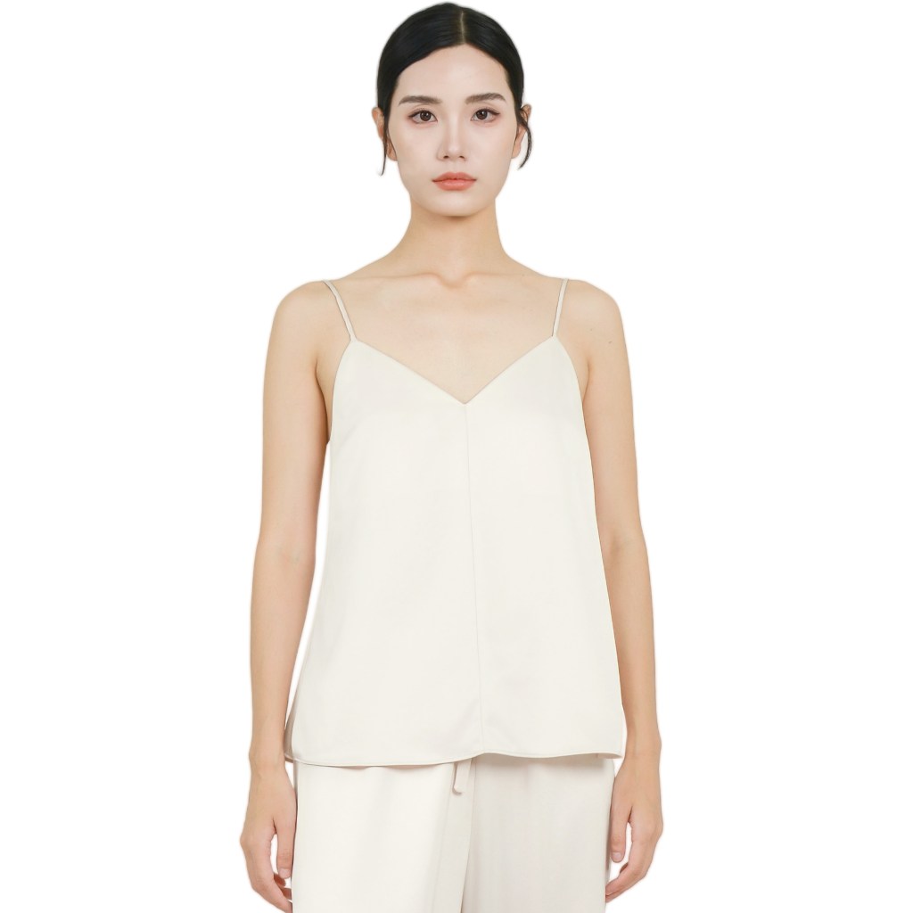 Silk Tank Top for Women, Luxury Silk Camisole Top Pink-Champagne