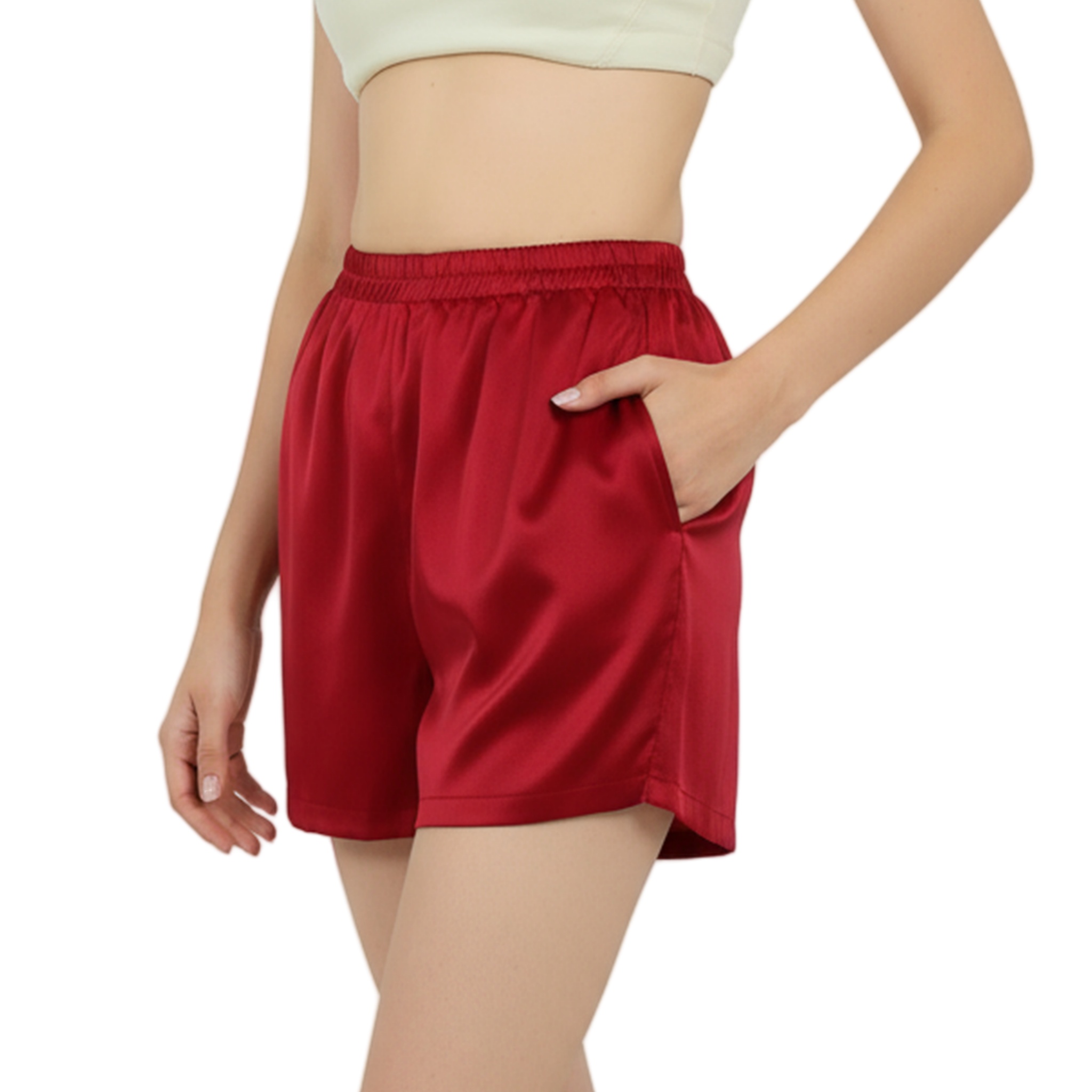 Pure Silk Shorts For Women 22mm 100% Mulberry Silk